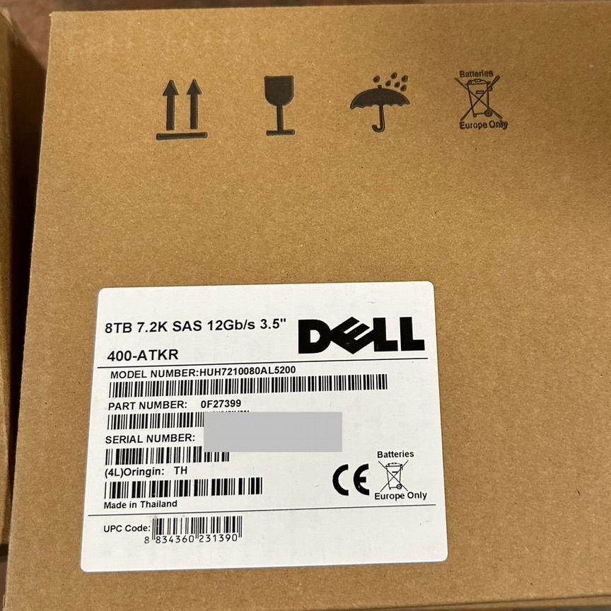 [400-ATKR] Жесткий Диск Dell 8tb Sas 7.2k 3.5g14