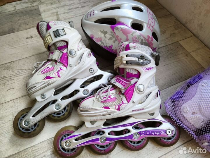 Ролики 30-33 детские раздвиж. Roces