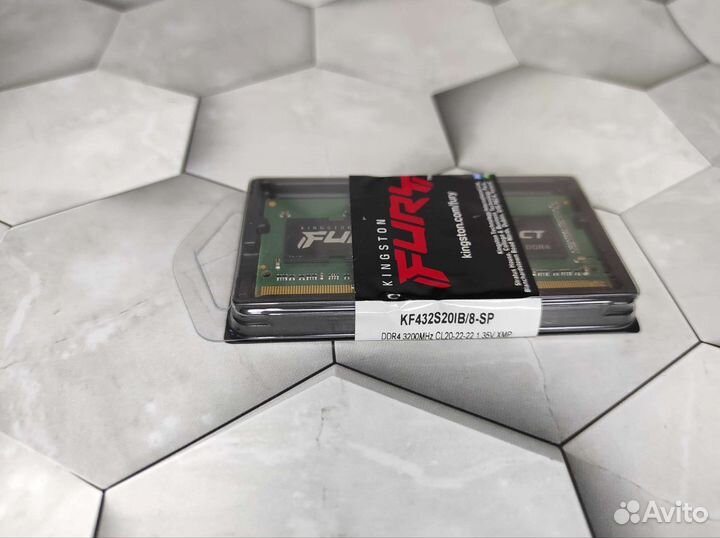 Оперативная память Kingston ddr4 8gb 3200mhz