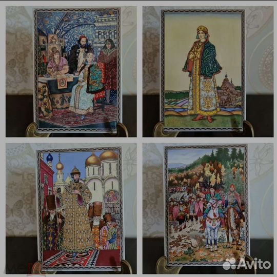 Фарфоровые пласты V&B, иллюстрации Зворыкина