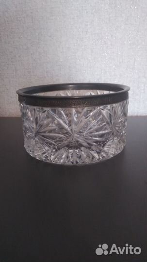 Ваза хрустальная