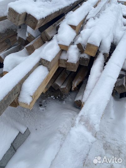 Брус строительный б/у 100х100