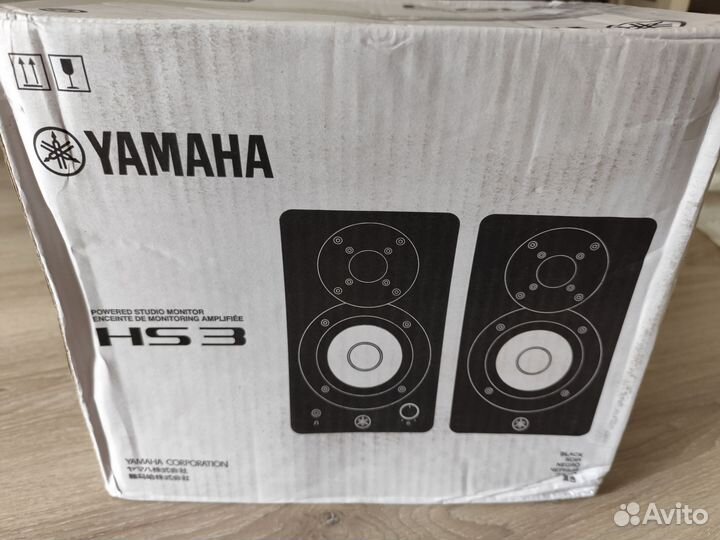 Студийные мониторы Yamaha hs3, новые, в коробке