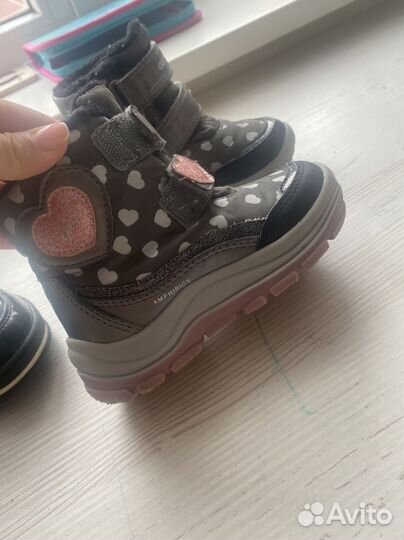 Ботинки зимние для девочки 24