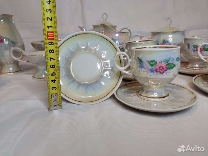 Чайный сервиз перламутр