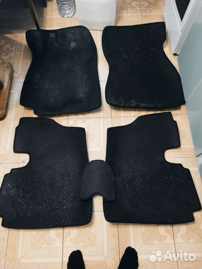 Эва коврики с бортами hyundai accent