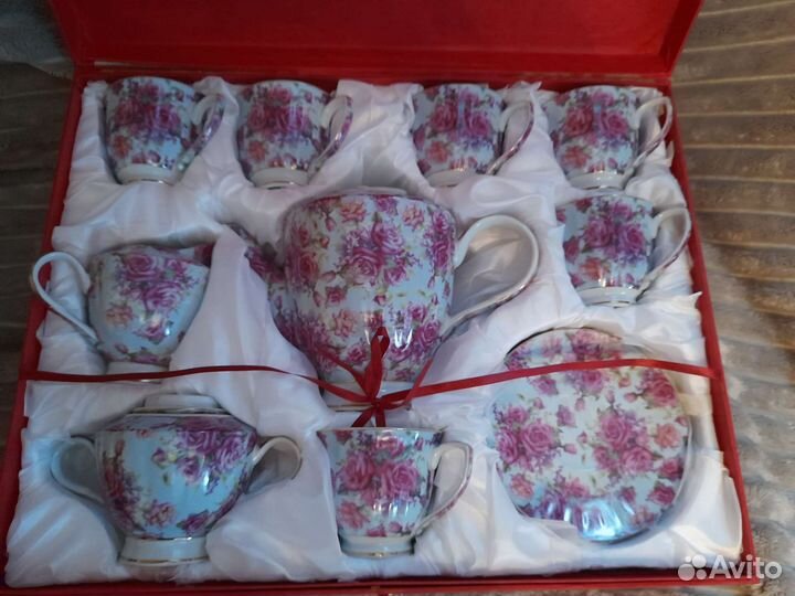 Чайный набор, 15 предметов, Китай, фарфор