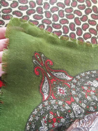 Винтажный платок шерсть