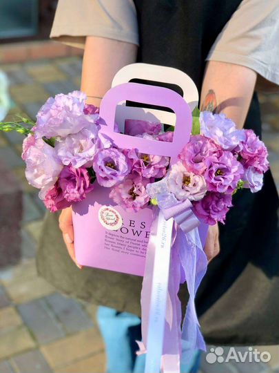 Букеты эустома французская роза