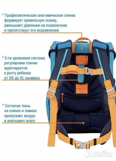 Ранец школьный новый DerDieDas