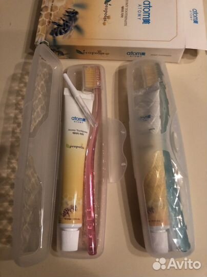 Набор зубная паста, щетка и ёршик