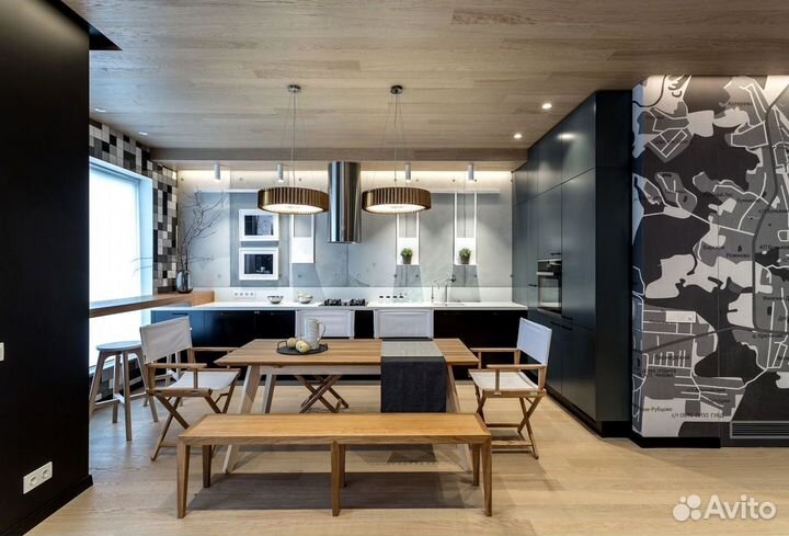 Кухонный гарнитур в стиле минимализм