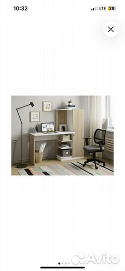 Письменный стол для школьника с полками