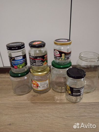 Банки стеклянные разные