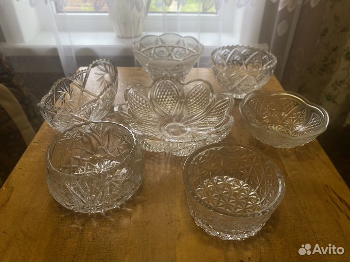 Конфетницы стекло СССР