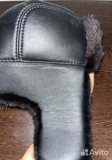 Норковая шапка мужская новая