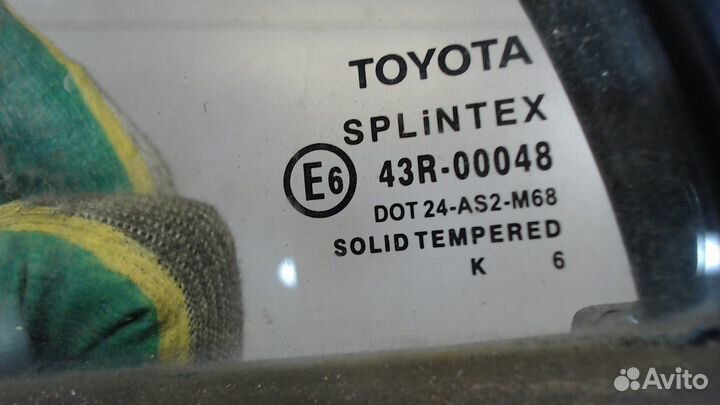 Стекло форточки двери Toyota Corolla E12, 2006