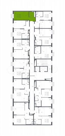 Квартира-студия, 23,3 м², 17/17 эт.