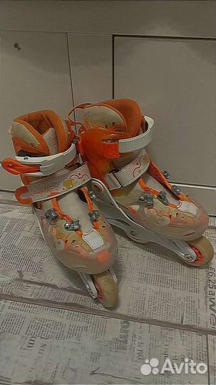 Ролики оранжевые