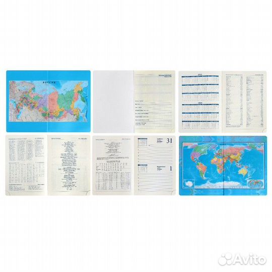 Ежедневник датированный 2025 г. А5 168л Небраска