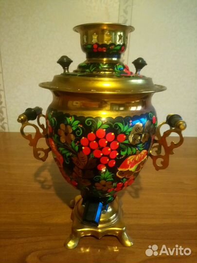 Самовар расписной тульский зшв 1990-1991гг