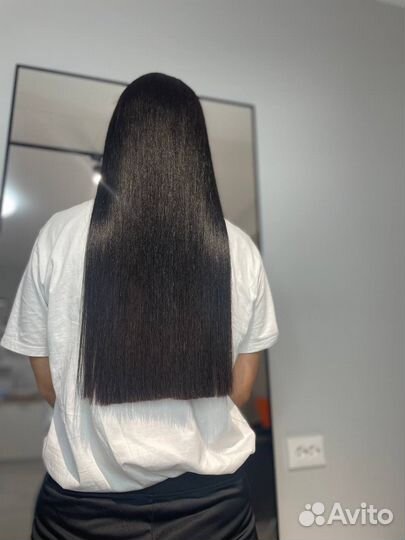 Кератиновое выпрямление волос модель