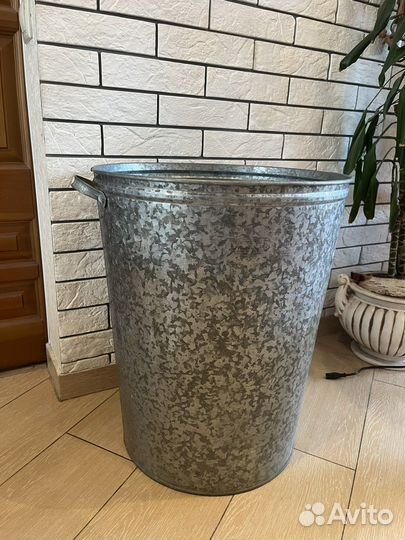 Бочка оцинкованная и пластик
