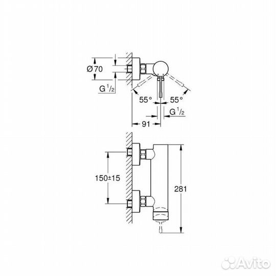 Смеситель Grohe Essense 33636 000