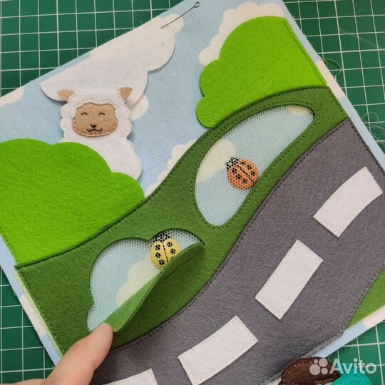 Мягкая книга для мальчика 