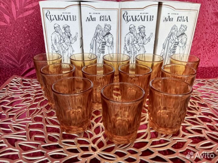 Цветное стекло карамельное СССР