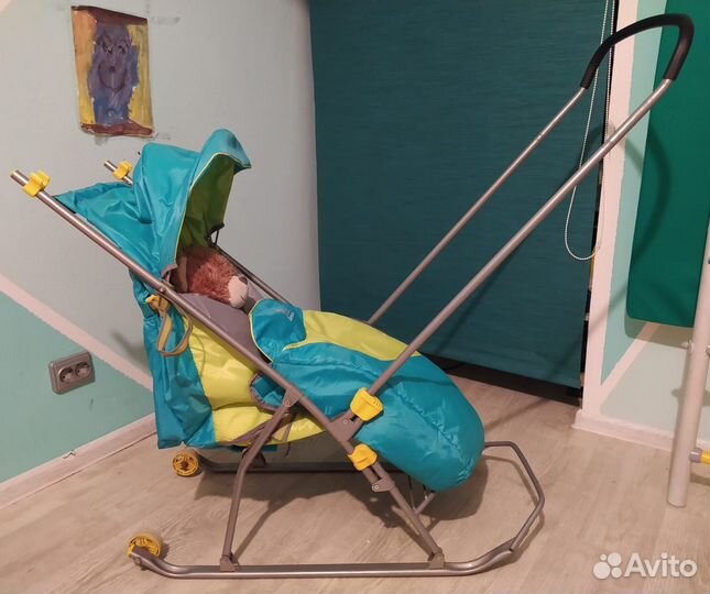 Детские санки-коляска Ника