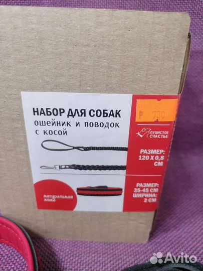 Ошейник и поводок