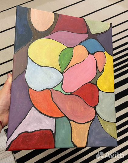Картина акрилом на холсте