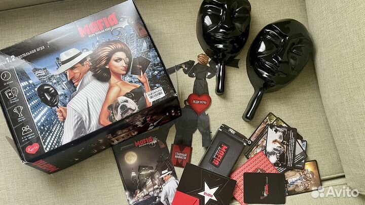 Настольная игра мафияс масками