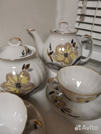 Чайный сервиз дулево 16 предметов