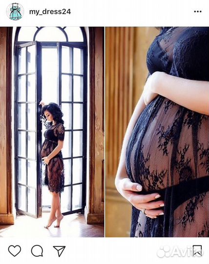 Платья и пеньюары для беременных