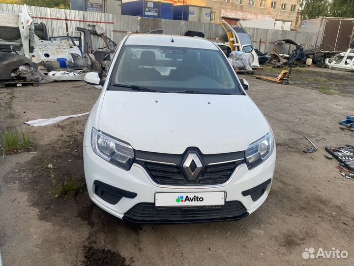 Renault Logan 1.6 AT, 2021, битый, 41 200 км