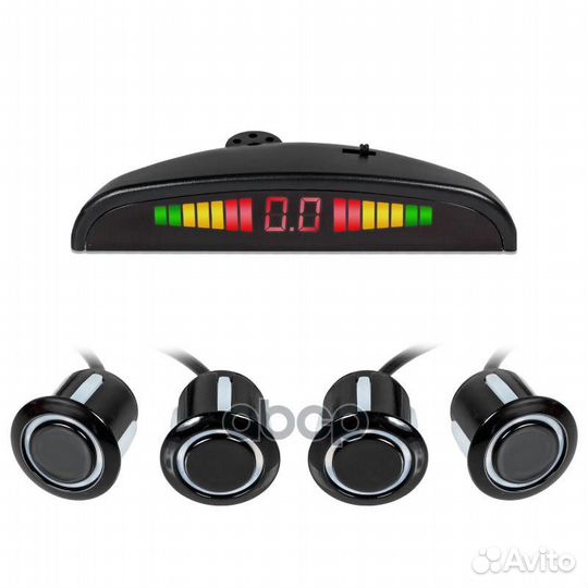 APS-4L-01 парковочный радар 4 датчика, светоди
