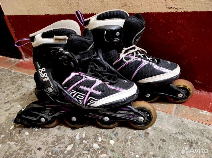 Много роликов для всей семьи, роликовые коньки