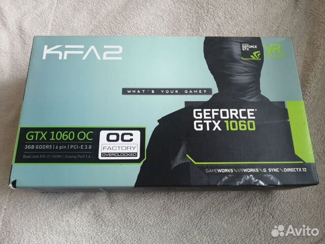 Коробка KFA2 GeForce GTX 1060