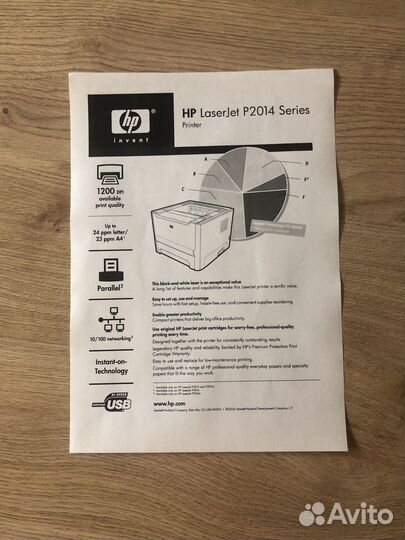 Принтер HP LaserJet P2014