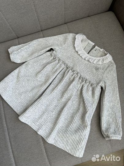 Платье велюр gloria 80-86