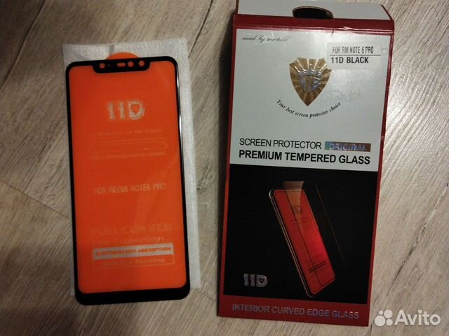 Защитное стекло xiaomi redmi note 6 pro