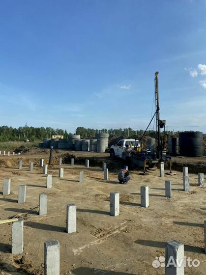 Жб сваи бетонные, любые строения