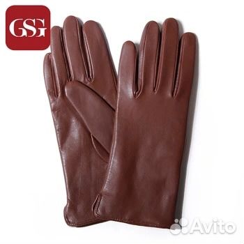 Перчатки женские коричневые новые