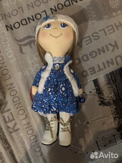 Кукла ручной работы Снегурочка