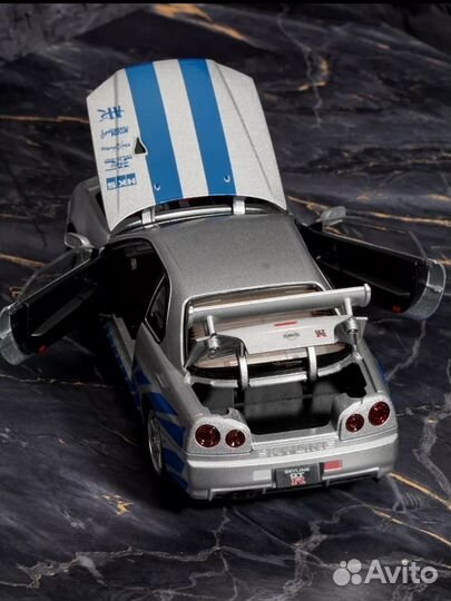 Модель Nissan skyline r34 из форсажа