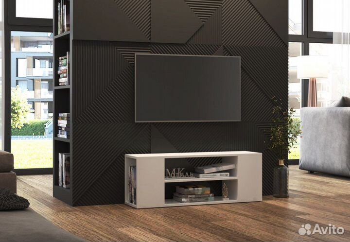 Тумба TV Лайт белая