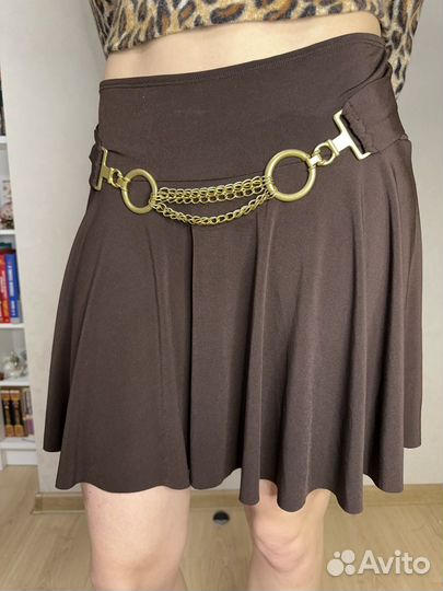 Мини Юбка y2k с цепочками
