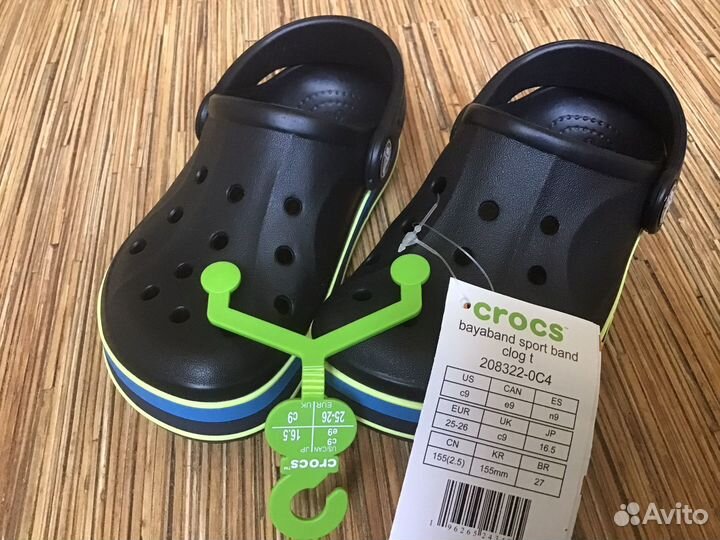 Сабо Crocs р. С9 (25/26), С10 (27/28), оригинал